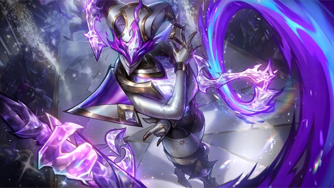 Image of the Prestige Soul Fighter Shaco skin in League of Legends patch 13.15