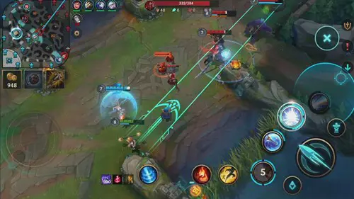 League of Legends Wild Rift Patch 4.0a: An example of Wild Rift gameplay from a trailer