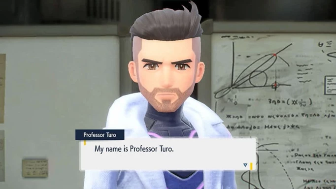 Professor Turo - Pokemon Scarlet and Violet Characters