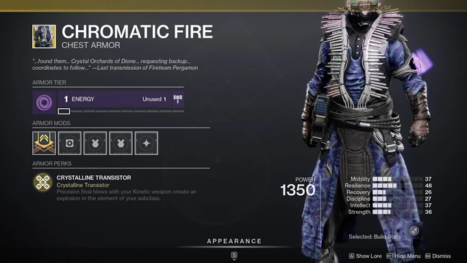 Destiny 2 Chromatic Fire: What it does