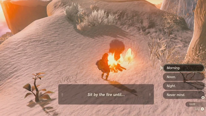 Campfire in Zelda: Tears of the Kingdom