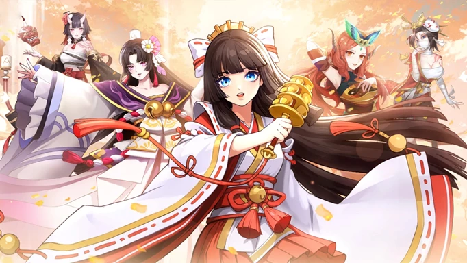 Picture of the five characters in Tales of Yokai