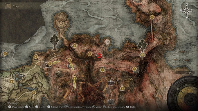 Elden Ring Map Fragments: caelid north