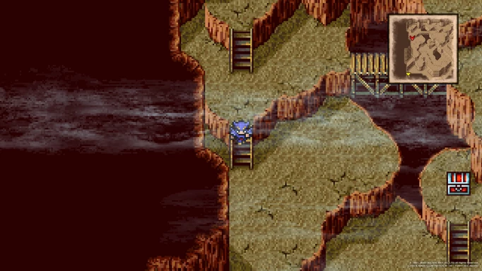 Image of a cave in Final Fantasy IV
