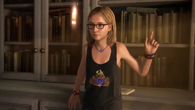 Cassie Drake, played by Kaitlin Dever, as she appears in Uncharted 4.