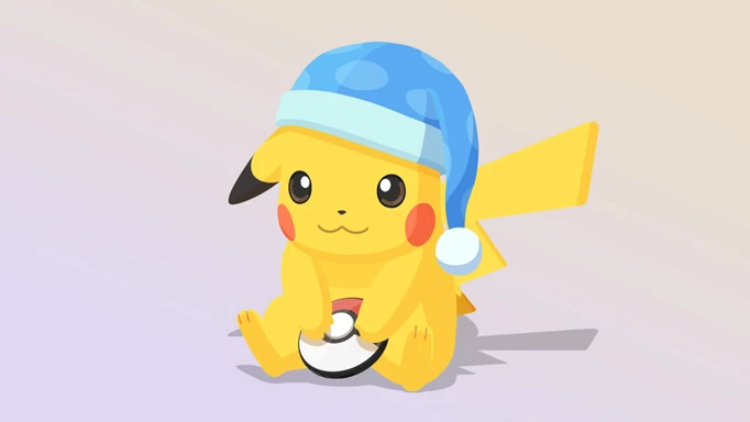 Key art of the Pikachu inside of the Pokemon GO Plus +