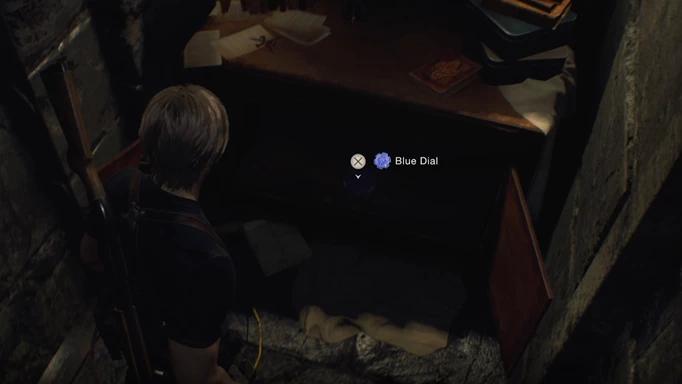 Resident Evil 4 Remake, Blue Dial location