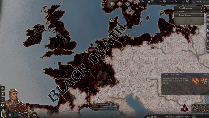 the Black Death in Crusader Kings 3 Legends of the Dead