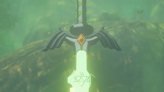 Master Sword handle in Zelda: Tears of the Kingdom