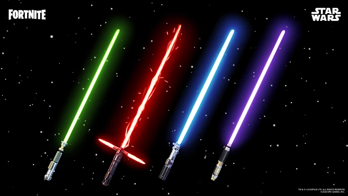 Fortnite Lightsabers Are, Pictures Of Lightsabers From Star Wars