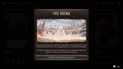 Horizon Forbidden West Arena Description