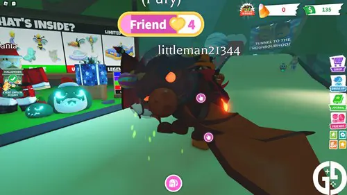 A dragon pet in Adopt Me!