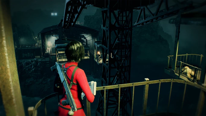 Key art of the Resident Evil 4 Separate Ways DLC