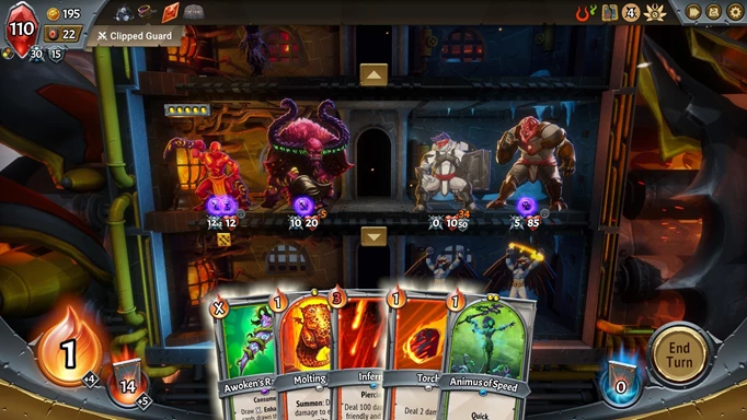 Monster Train screenshot showing combat