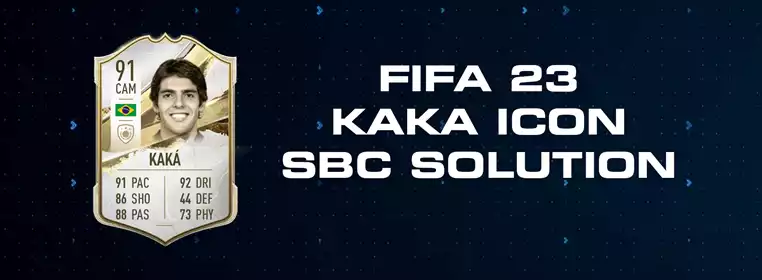 FIFA 23 Kaka Icon SBC Solution