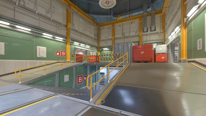 Image of ramp on Nuke in Counter-Strike 2