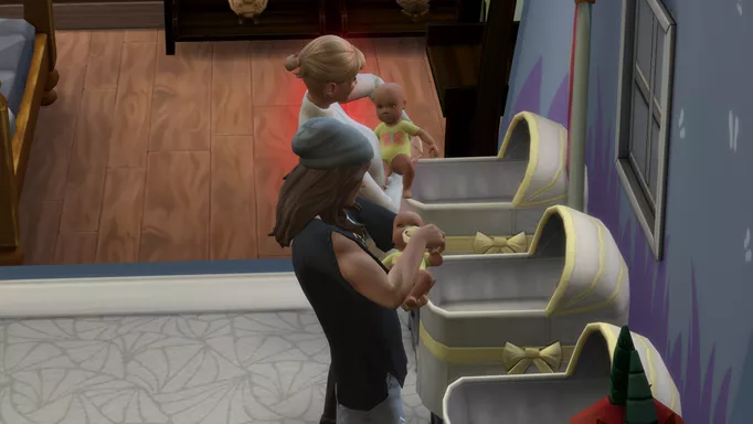 Чит The Sims 4 показывает, как родить близнецов