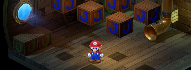 Super Mario Sunken Ship Password Room