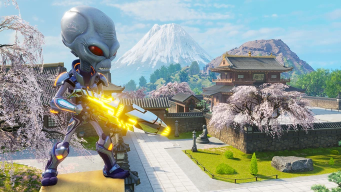 Destroy All Humans 2, a co-op game like It Takes Two