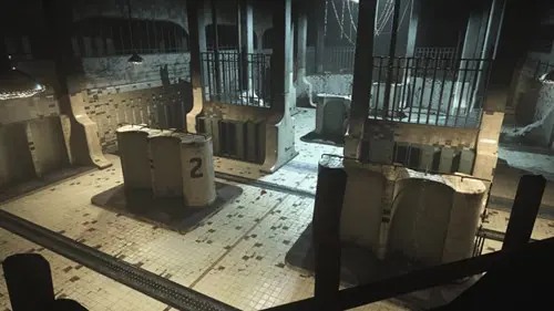The original gulag from Call of Duty: Warzone.