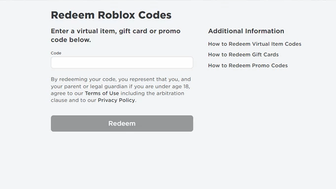 How To Redeem Roblox Codes