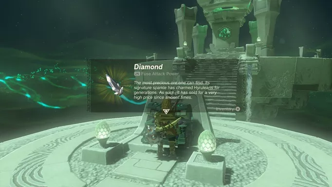 an image of a Diamond from a chest in Tears of the Kingdom