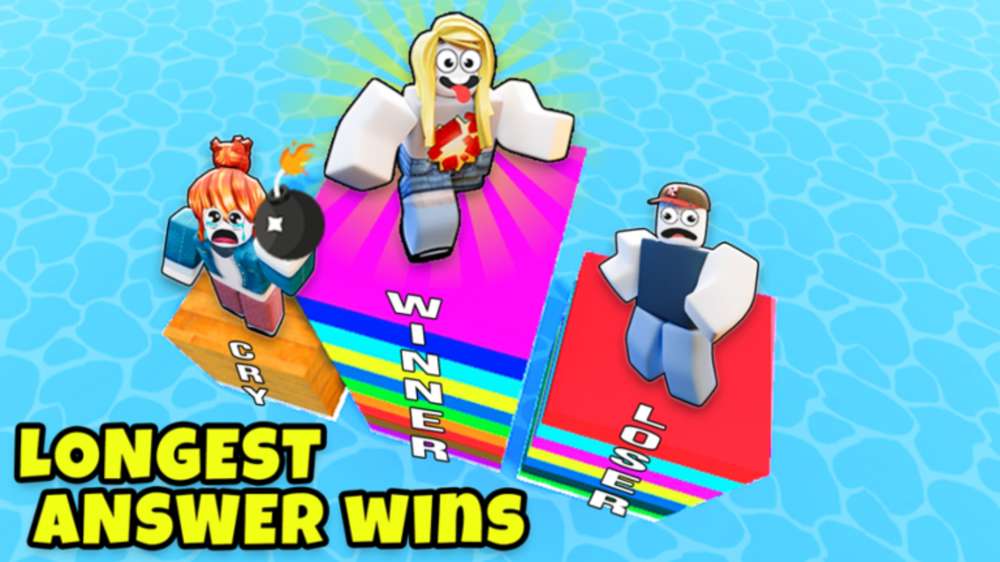 Roblox Longest Answer Wins answers