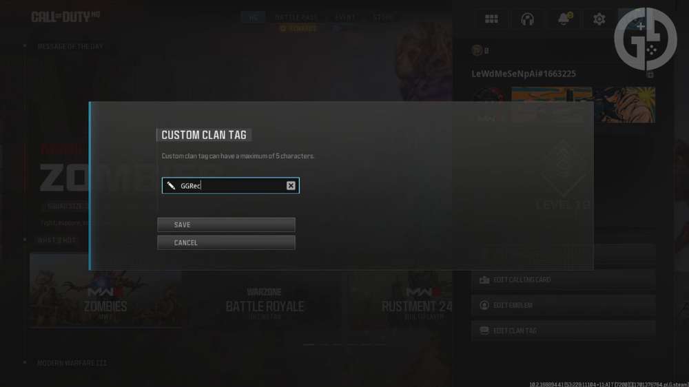How to add & change your Clan Tag in MW3