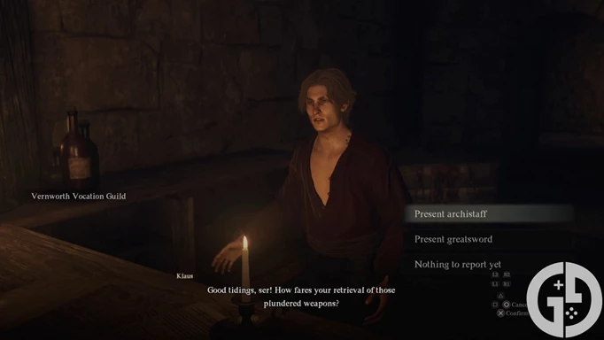 Image of unlocking the Warrior and Sorcerer Vocations in Dragon's Dogma 2