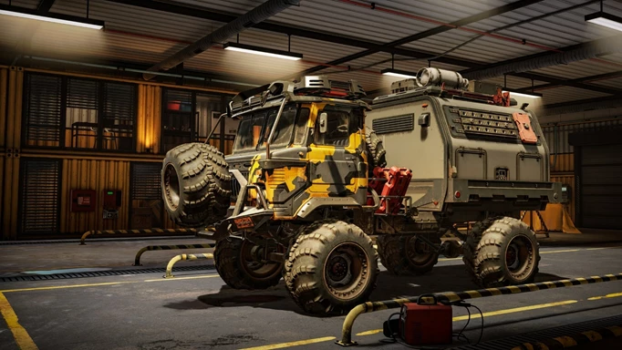 Image of truck customisation in Expeditions: A Mudrunner Game