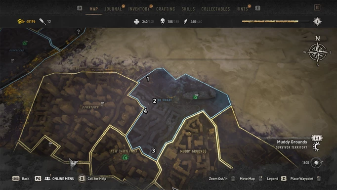Dying Light 2 Inhibitor Locations The Wharf
