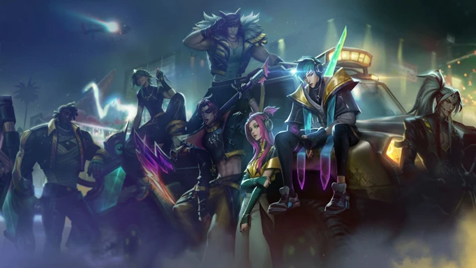 The line-up of Heartsteel skins in LoL patch 13.22.