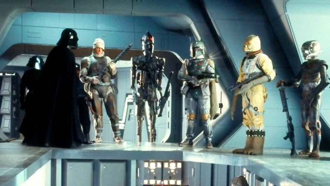 Boba Fett and the Bounty Hunters in Star Wars The Empire Strikes Back