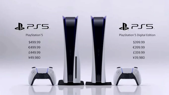 The prices and sizes of the PS5 consoles