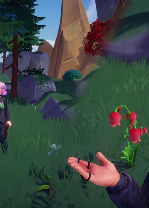 Where to find Red Bell Flowers in Disney Dreamlight Valley