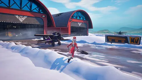 Planes at Frosty Flights in Fortnite