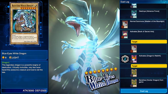 Blue-Eyes White Dragon in Yu-Gi-Oh Duel Links