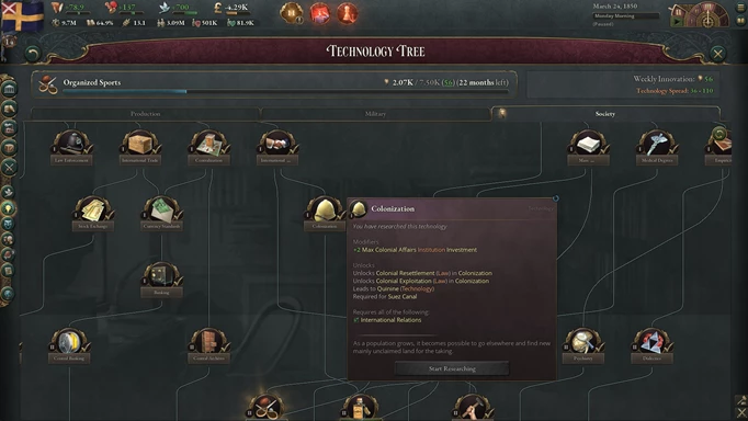 How To Colonise In Victoria 3 tech