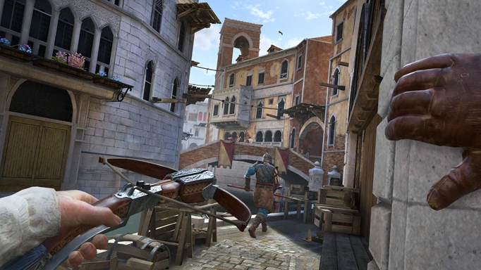 Crossbow combat in Assassin's Creed Nexus VR