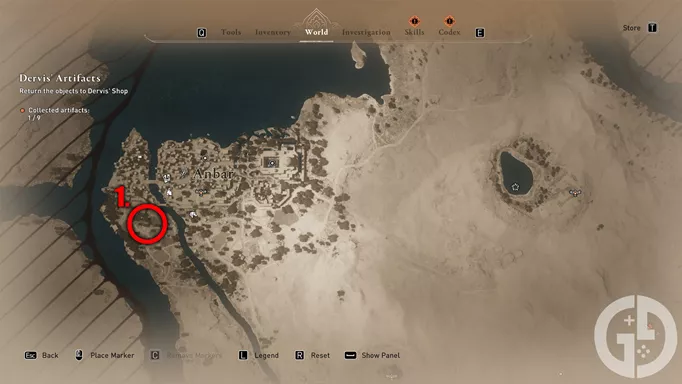 All Mysterious Shards locations in AC Mirage - where to find Shards -  Polygon