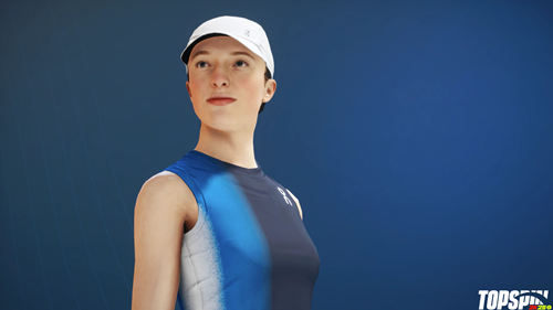 Iga Świątek in TopSpin 2K25