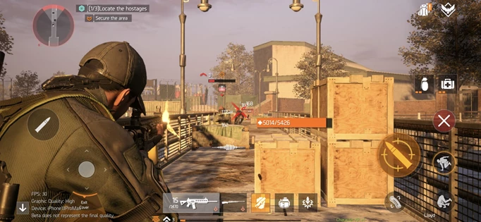 The Division Resurgence screenshot showing combat on a bridge