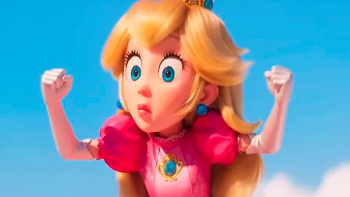 Shocked Peach The Super Mario Bros. Movie
