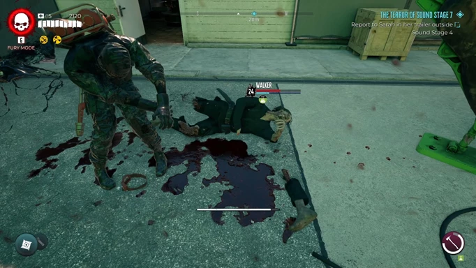 изображение оторвавшейся конечности зомби в Dead Island 2