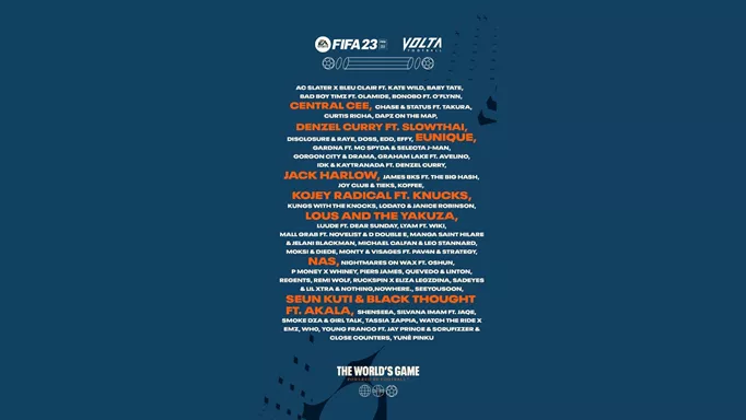 FIFA soundtrack: All songs in FIFA 23 and the previous games