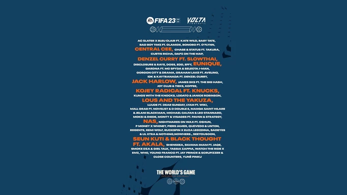 FIFA 23 Soundtrack List