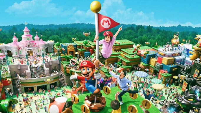 Goomb Statue Falls On Ride Tracks At Super Nintendo World