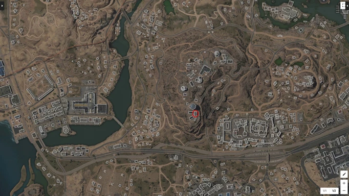 MW2 DMZ Scientist Apartment Key Location map