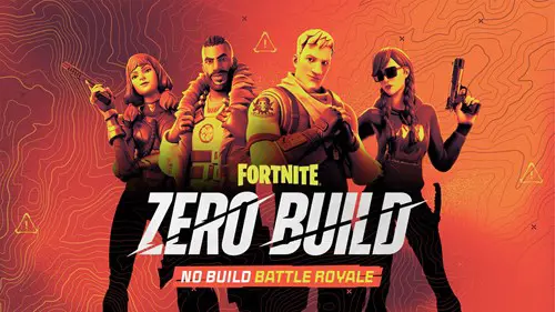 A promotional image for Zero Build in Fortnite