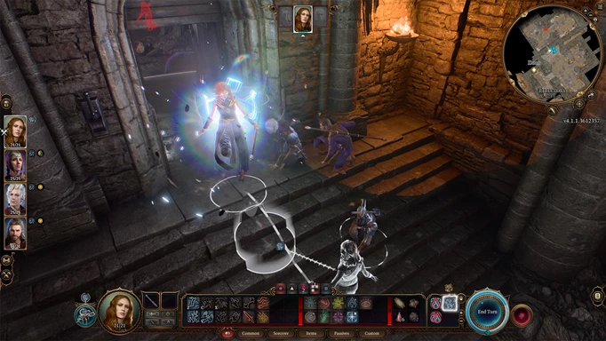 screenshot showing tempestuous magic in baldur's gate 3